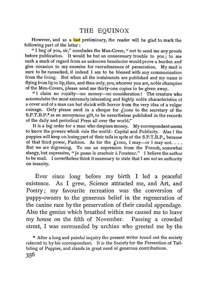 Original scan of The Equinox (Volume I, Number I), PDF page 364
