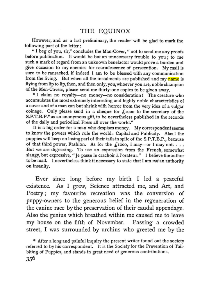 Original scan of The Equinox (Volume I, Number I), PDF page 364
