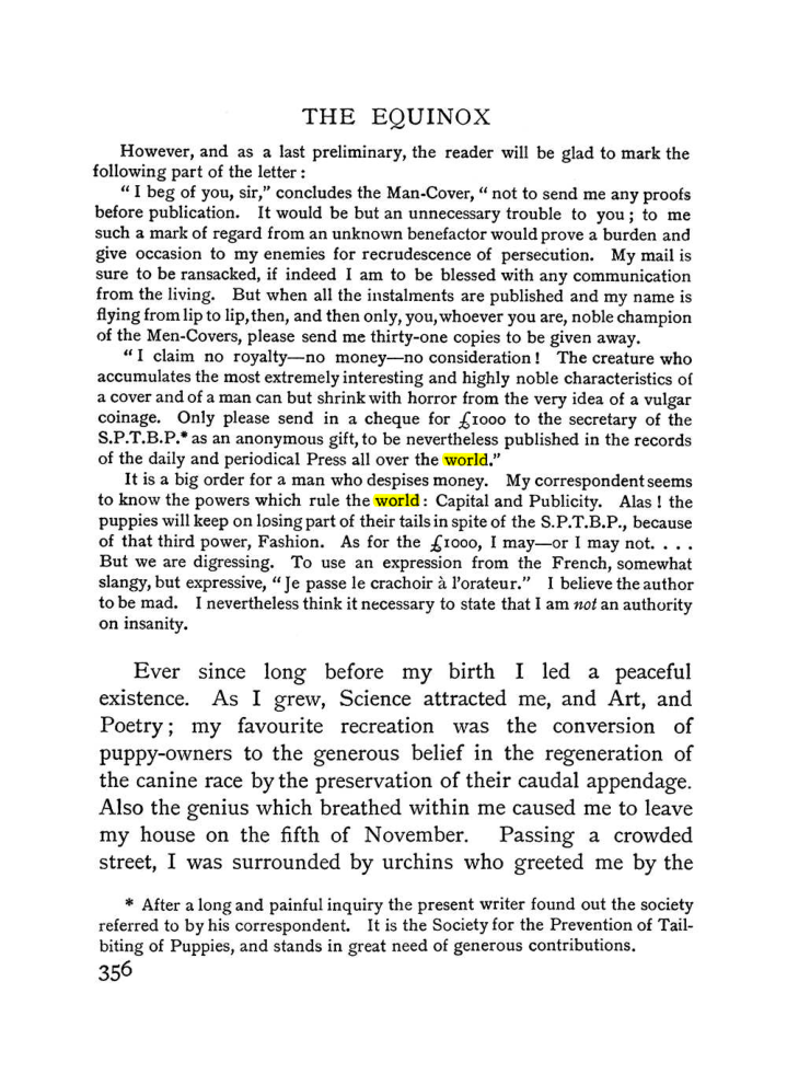 Original scan of The Equinox (Volume I, Number I), PDF page 364
