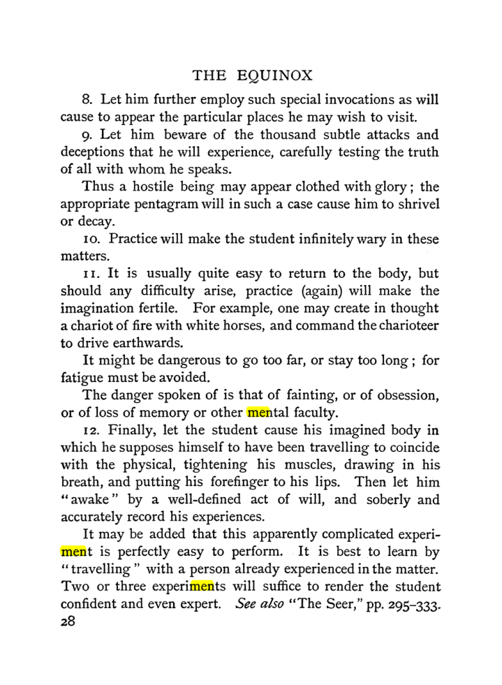 Original scan of The Equinox (Volume I, Number I), PDF page 38