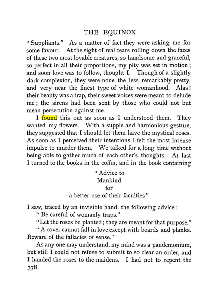Original scan of The Equinox (Volume I, Number I), PDF page 386