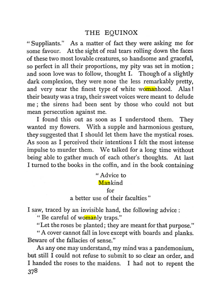 Original scan of The Equinox (Volume I, Number I), PDF page 386