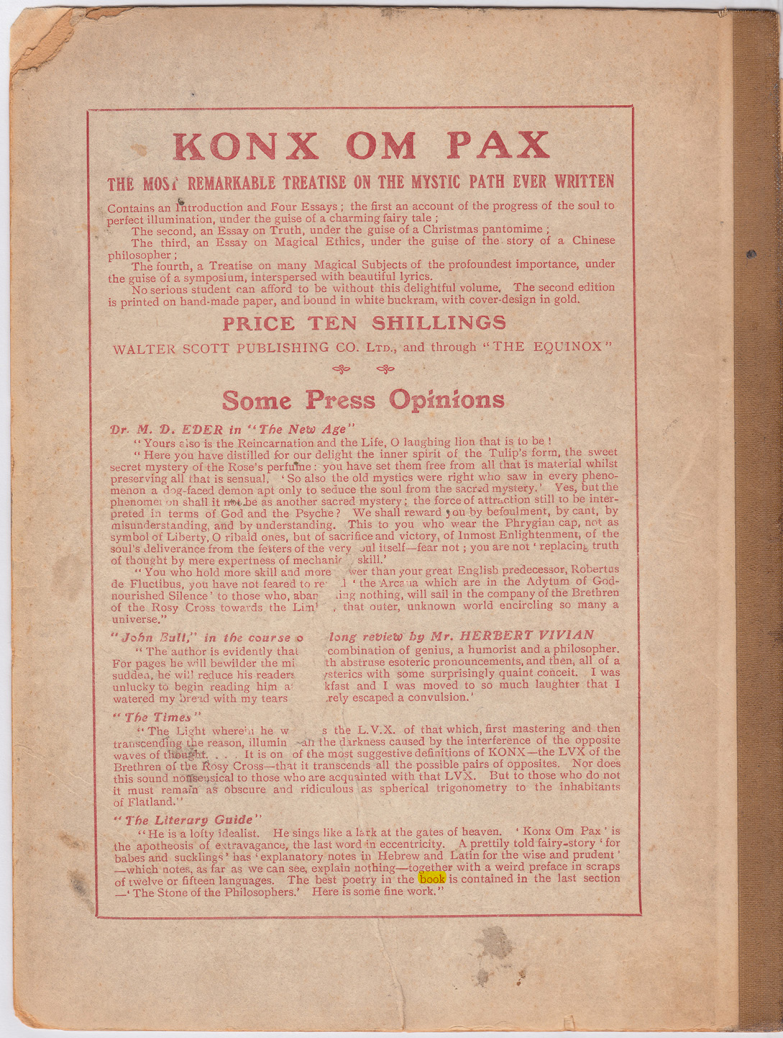 Original scan of The Equinox (Volume I, Number I), PDF page 416