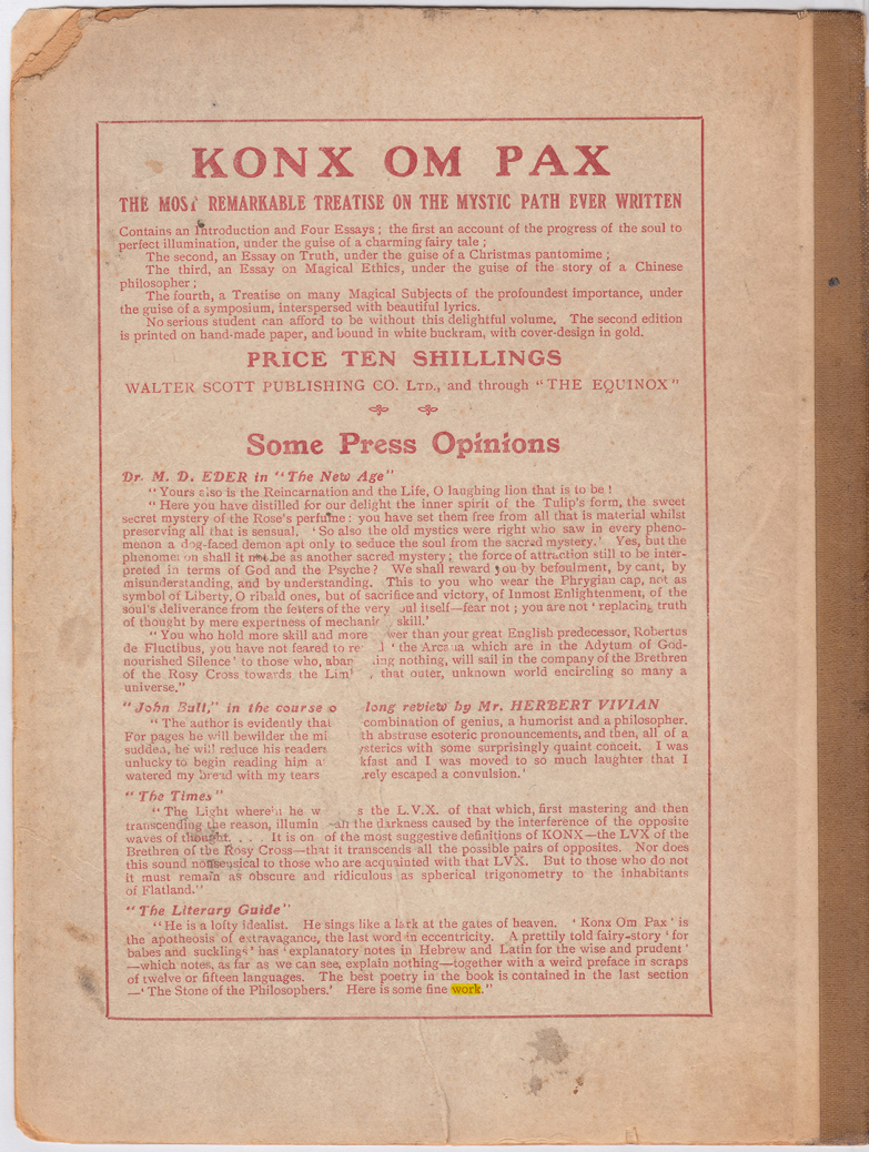 Original scan of The Equinox (Volume I, Number I), PDF page 416