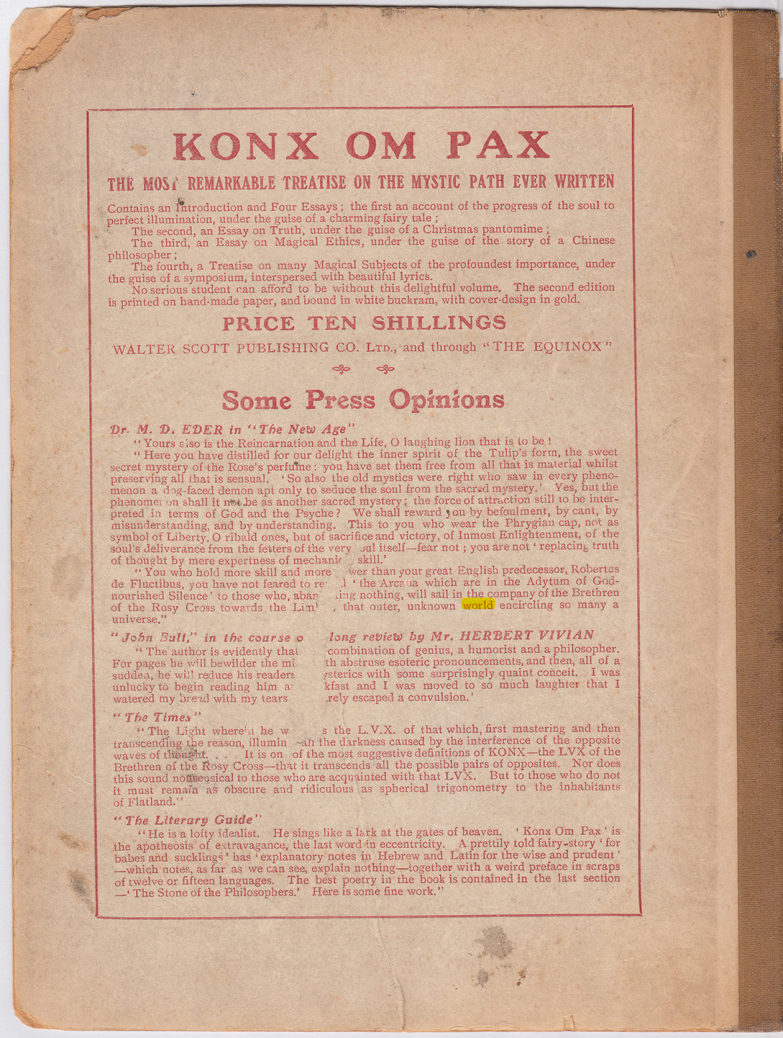 Original scan of The Equinox (Volume I, Number I), PDF page 416