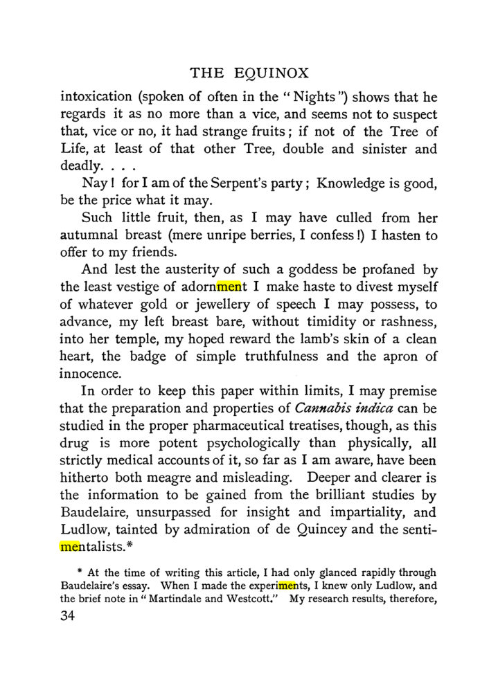 Original scan of The Equinox (Volume I, Number I), PDF page 44
