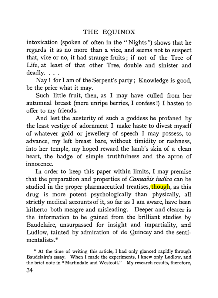 Original scan of The Equinox (Volume I, Number I), PDF page 44