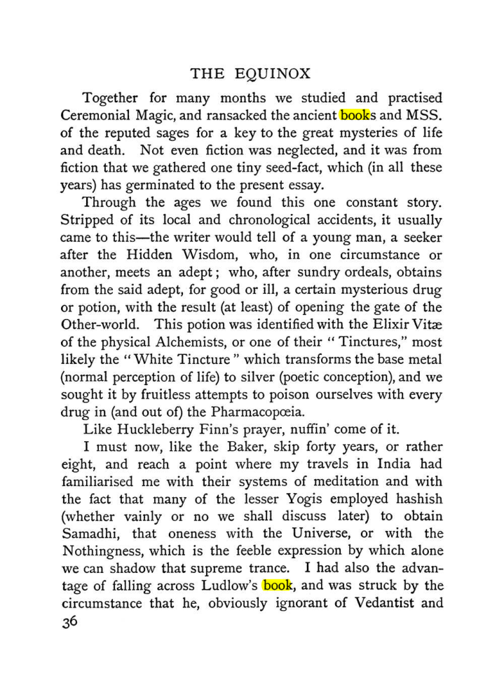 Original scan of The Equinox (Volume I, Number I), PDF page 46