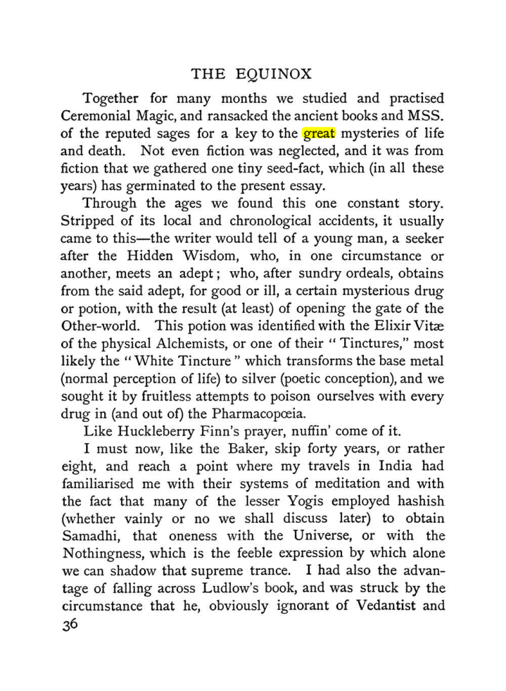 Original scan of The Equinox (Volume I, Number I), PDF page 46