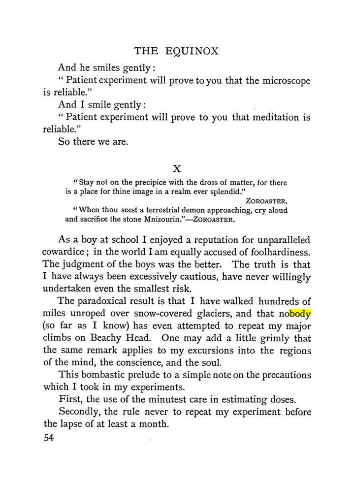 Original scan of The Equinox (Volume I, Number I), PDF page 64
