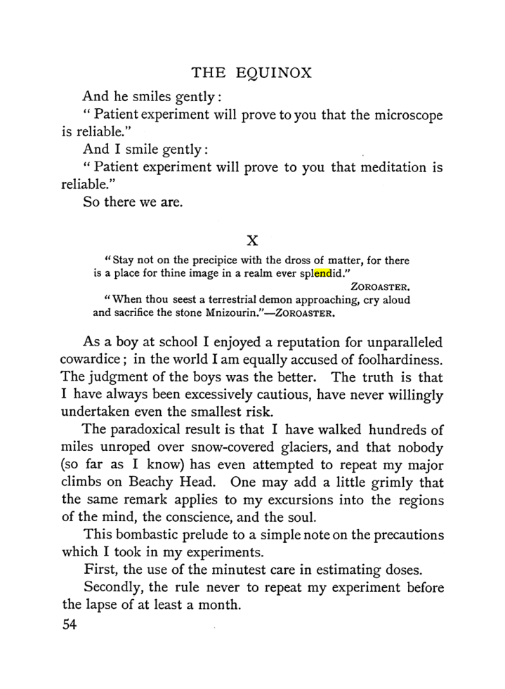 Original scan of The Equinox (Volume I, Number I), PDF page 64