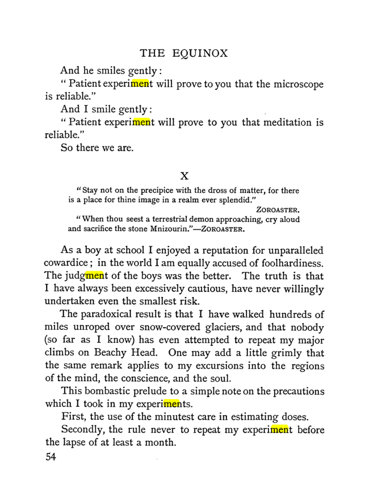 Original scan of The Equinox (Volume I, Number I), PDF page 64