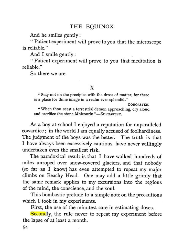 Original scan of The Equinox (Volume I, Number I), PDF page 64