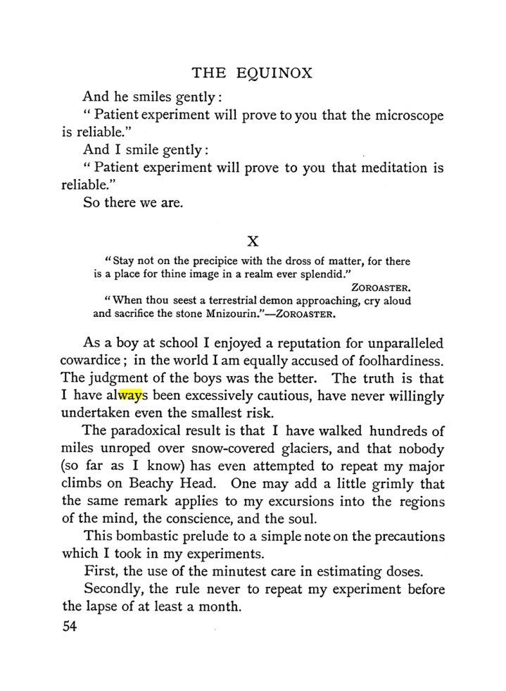 Original scan of The Equinox (Volume I, Number I), PDF page 64