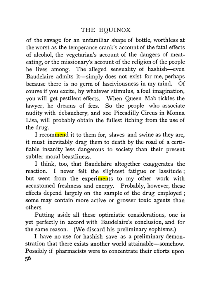 Original scan of The Equinox (Volume I, Number I), PDF page 66