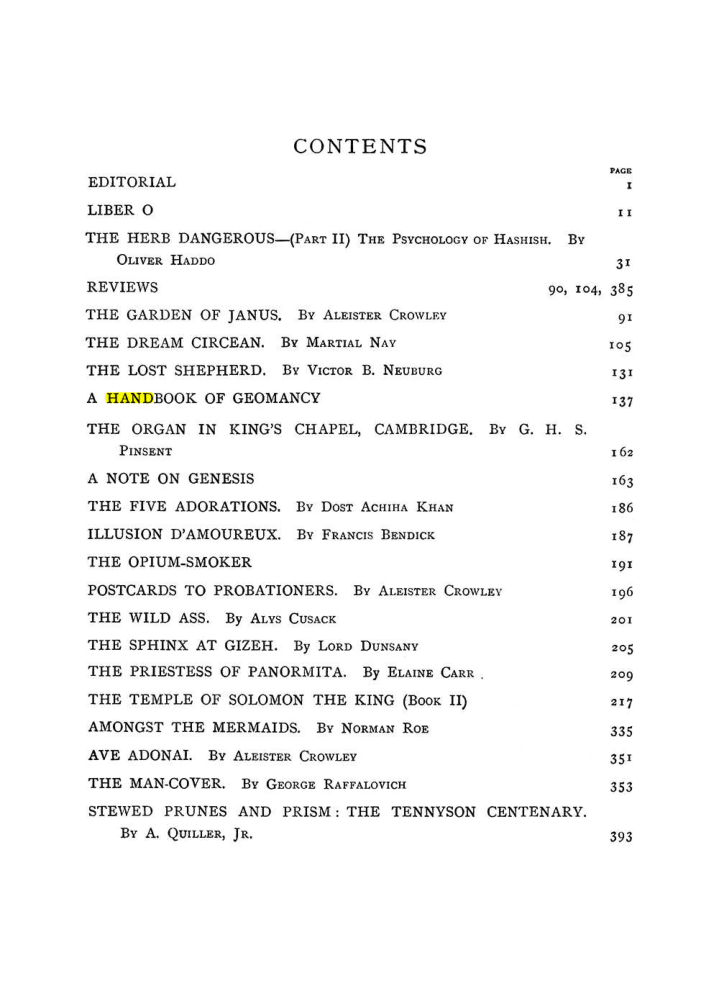 Original scan of The Equinox (Volume I, Number I), PDF page 7