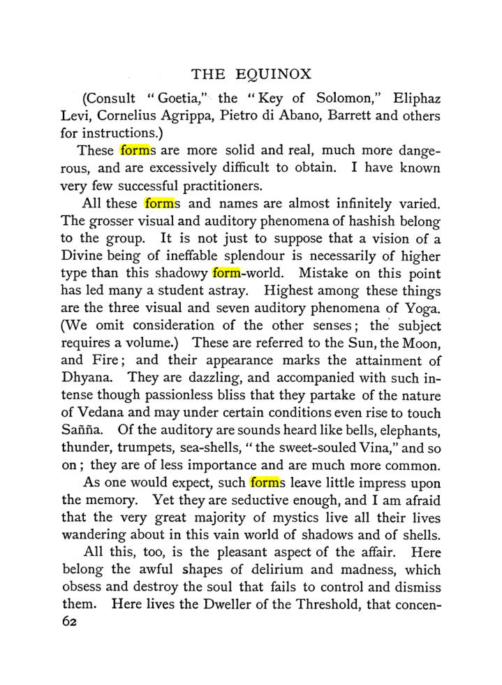 Original scan of The Equinox (Volume I, Number I), PDF page 72