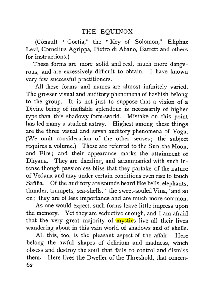 Original scan of The Equinox (Volume I, Number I), PDF page 72