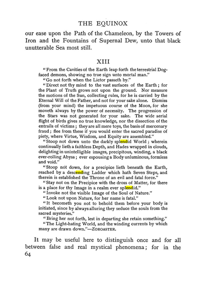 Original scan of The Equinox (Volume I, Number I), PDF page 74