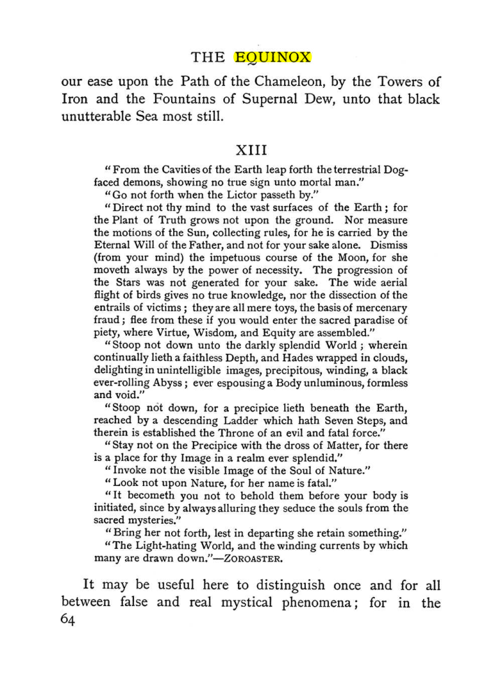 Original scan of The Equinox (Volume I, Number I), PDF page 74