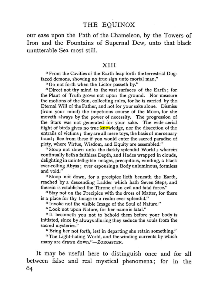 Original scan of The Equinox (Volume I, Number I), PDF page 74