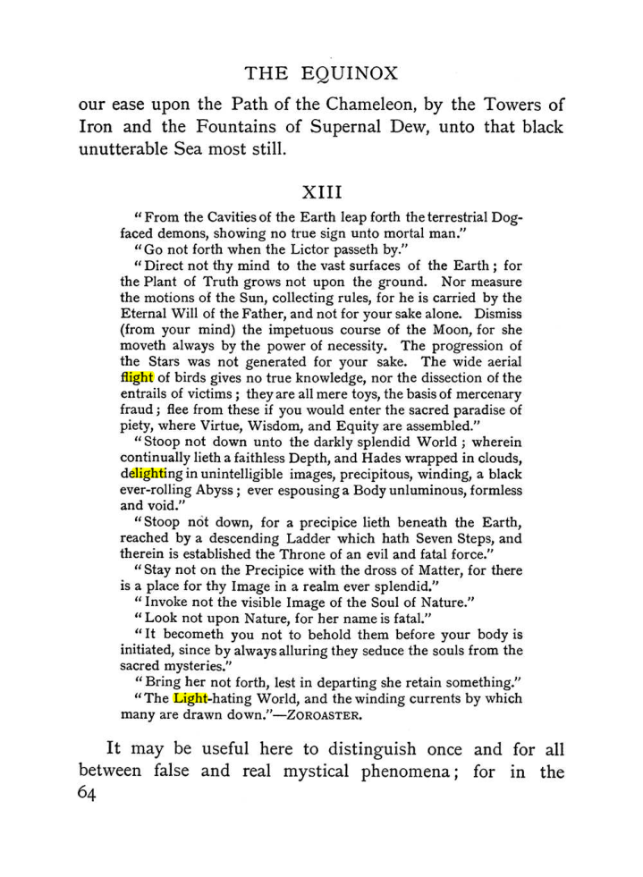 Original scan of The Equinox (Volume I, Number I), PDF page 74