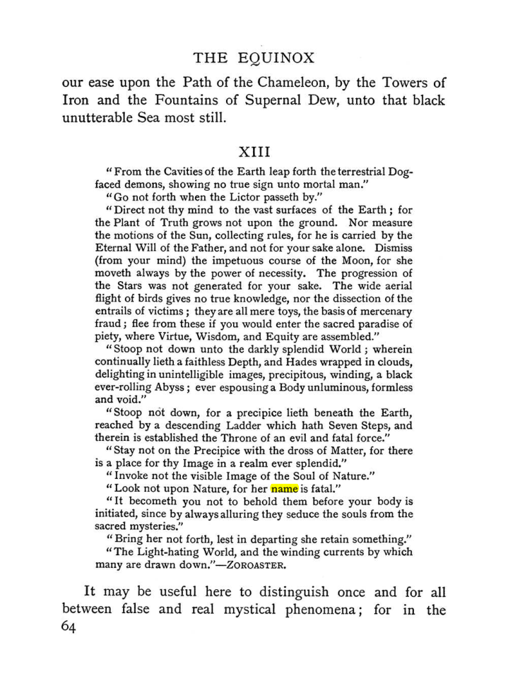 Original scan of The Equinox (Volume I, Number I), PDF page 74