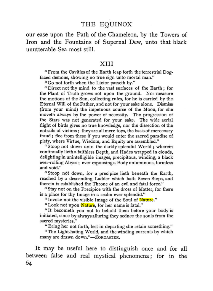 Original scan of The Equinox (Volume I, Number I), PDF page 74