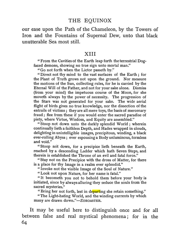 Original scan of The Equinox (Volume I, Number I), PDF page 74