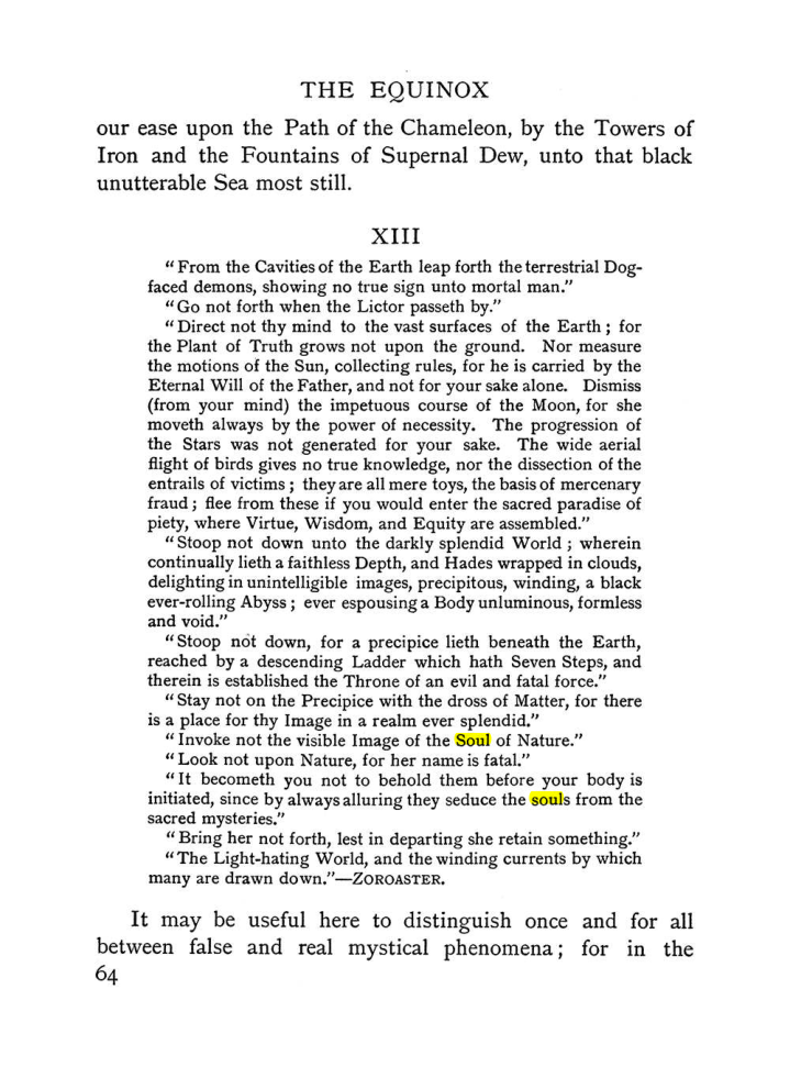 Original scan of The Equinox (Volume I, Number I), PDF page 74