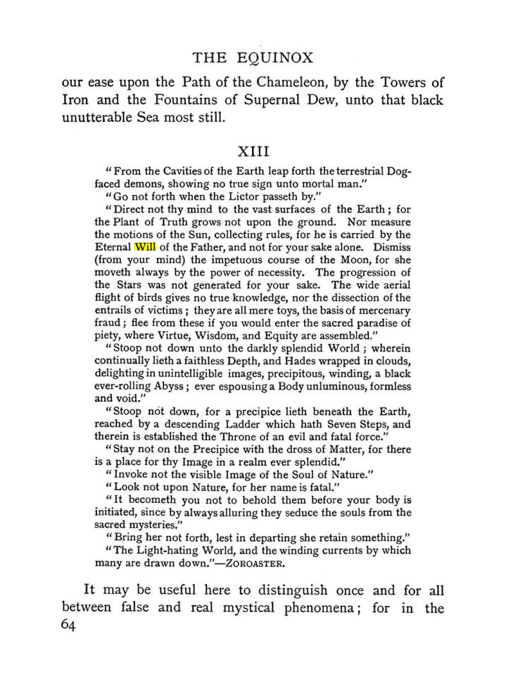 Original scan of The Equinox (Volume I, Number I), PDF page 74