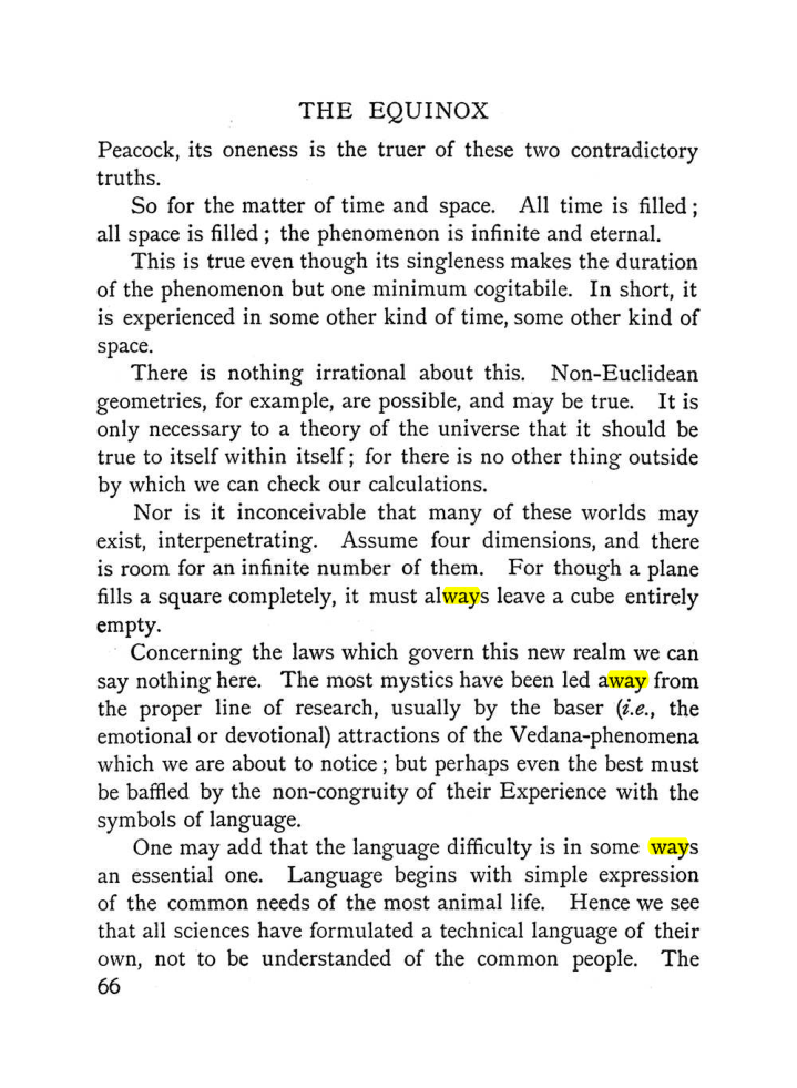 Original scan of The Equinox (Volume I, Number I), PDF page 76