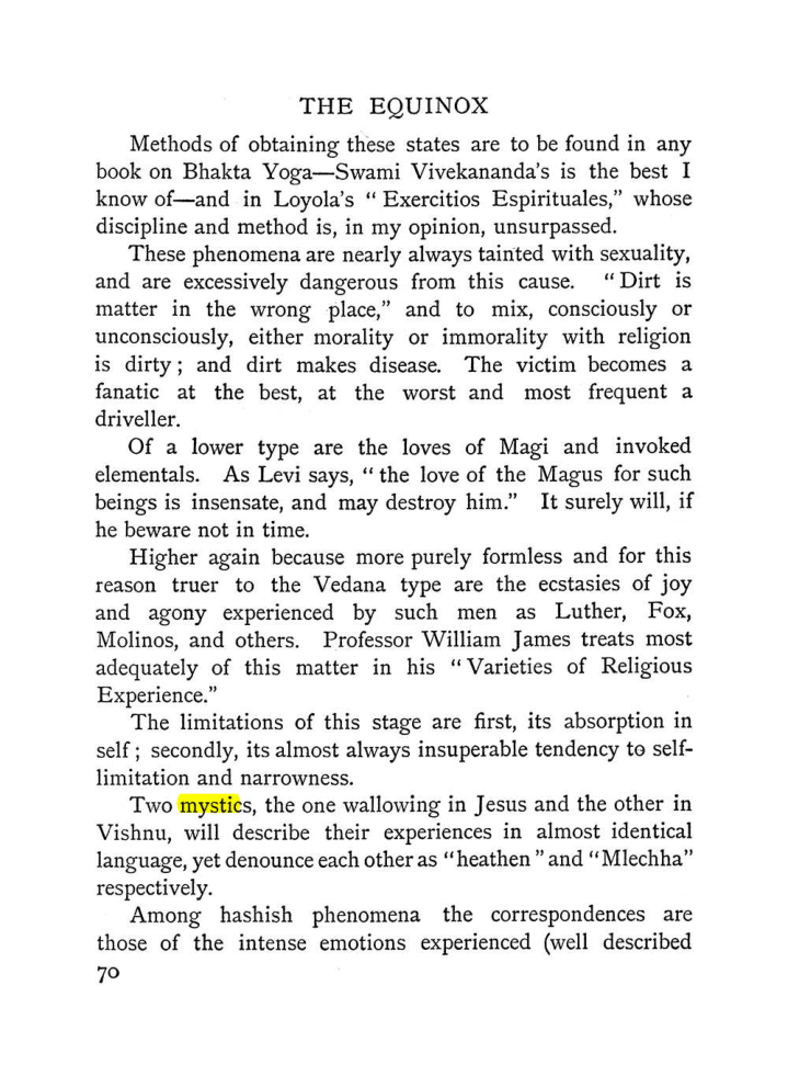 Original scan of The Equinox (Volume I, Number I), PDF page 80