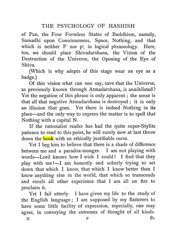 Original scan of The Equinox (Volume I, Number I), PDF page 91