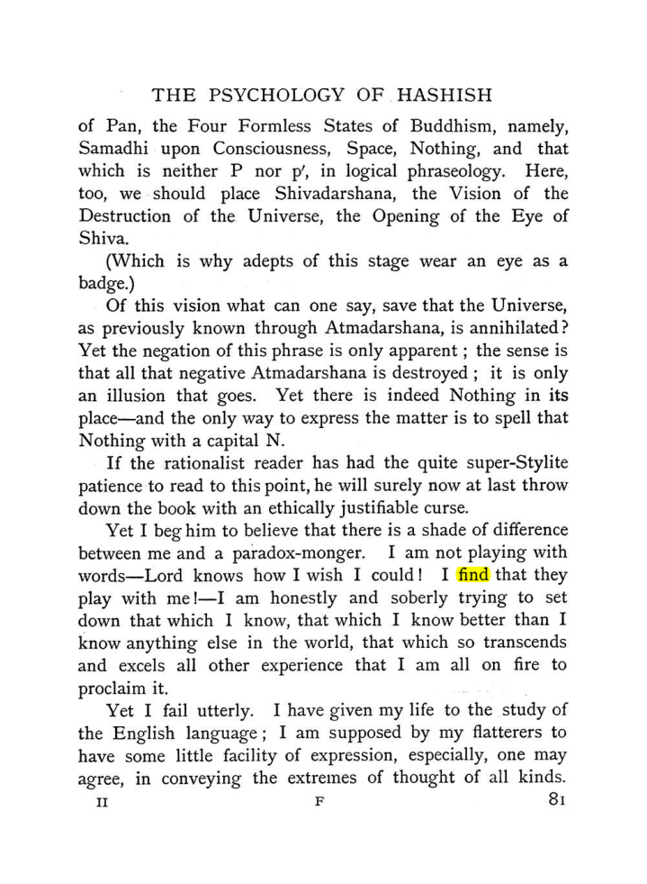 Original scan of The Equinox (Volume I, Number I), PDF page 91
