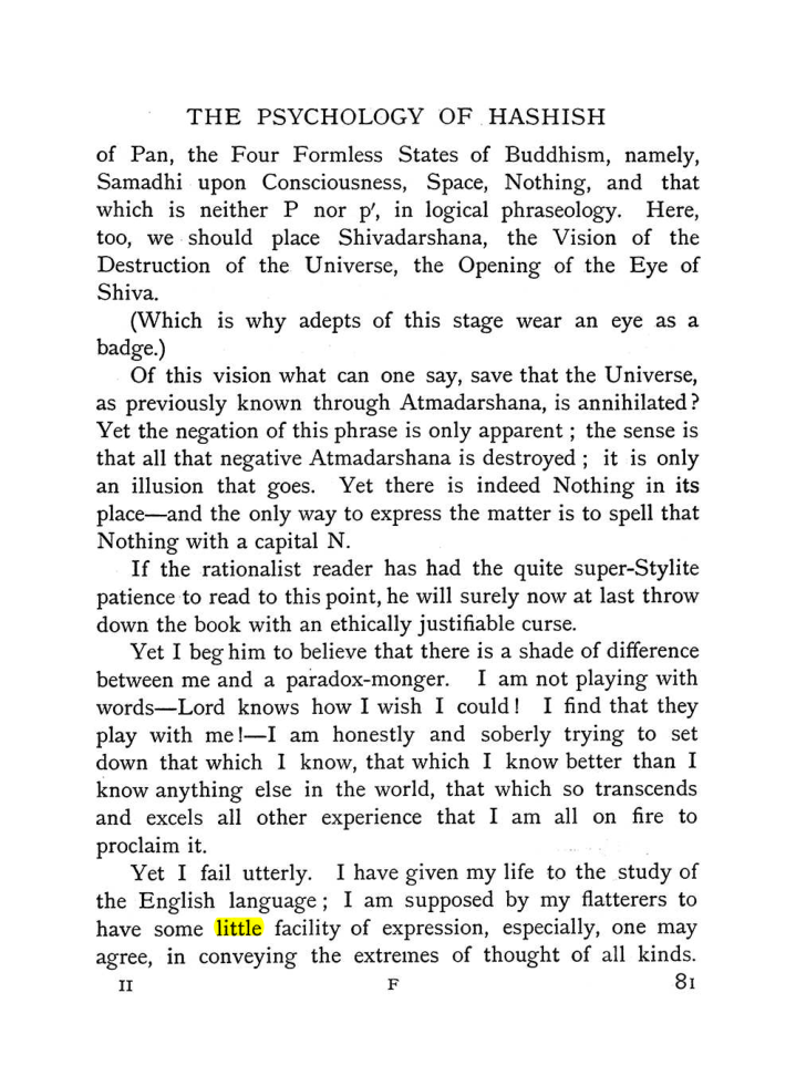 Original scan of The Equinox (Volume I, Number I), PDF page 91