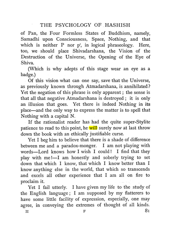 Original scan of The Equinox (Volume I, Number I), PDF page 91