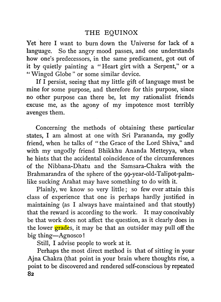 Original scan of The Equinox (Volume I, Number I), PDF page 92