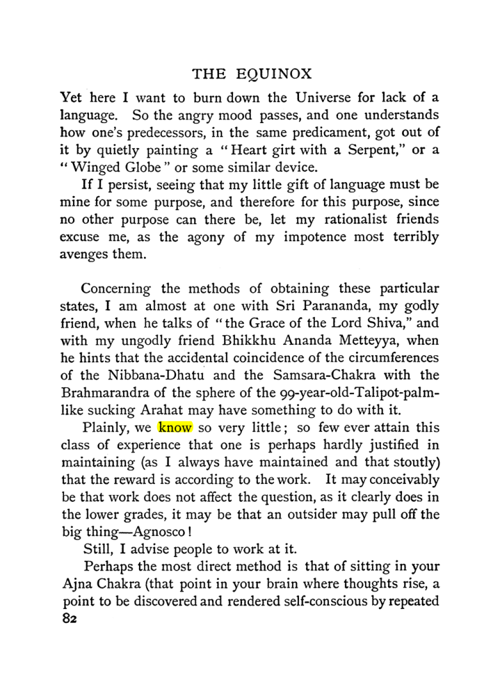 Original scan of The Equinox (Volume I, Number I), PDF page 92
