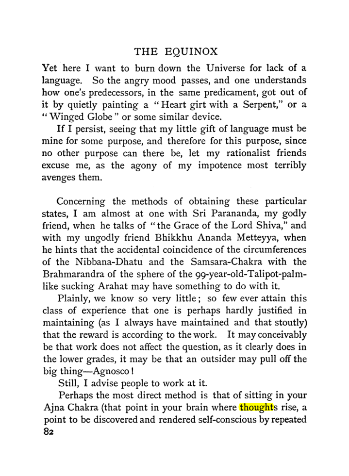 Original scan of The Equinox (Volume I, Number I), PDF page 92