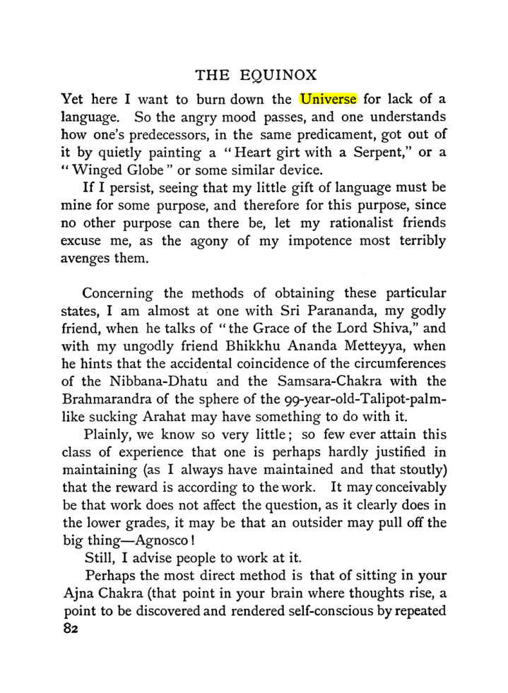 Original scan of The Equinox (Volume I, Number I), PDF page 92