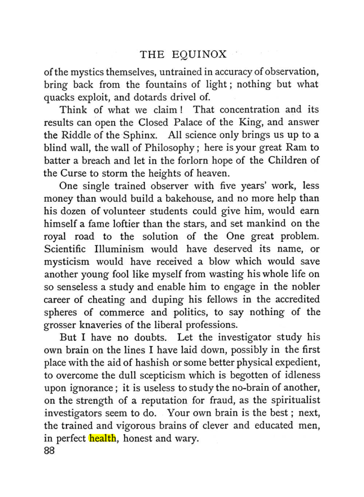 Original scan of The Equinox (Volume I, Number I), PDF page 98