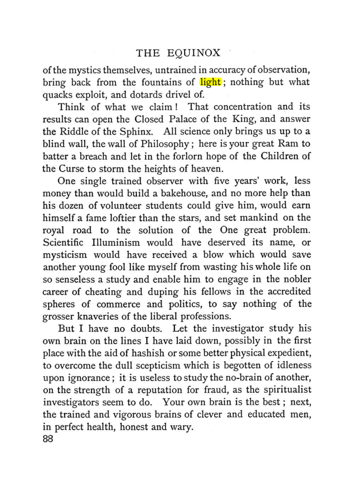 Original scan of The Equinox (Volume I, Number I), PDF page 98