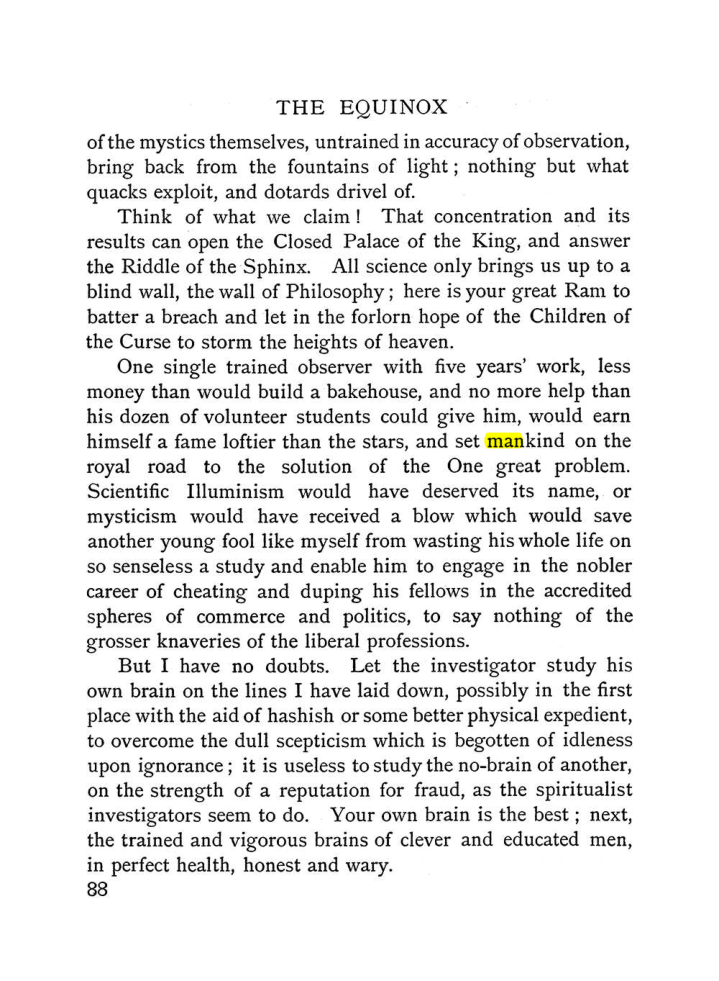 Original scan of The Equinox (Volume I, Number I), PDF page 98