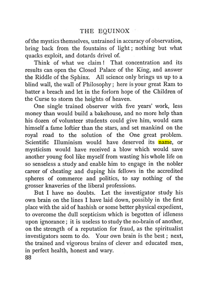 Original scan of The Equinox (Volume I, Number I), PDF page 98
