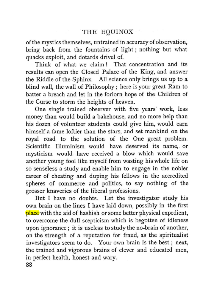 Original scan of The Equinox (Volume I, Number I), PDF page 98