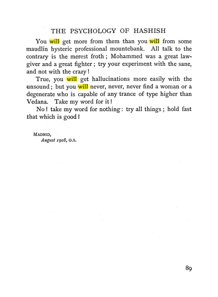Original scan of The Equinox (Volume I, Number I), PDF page 99