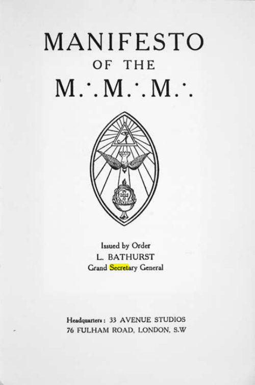 Original scan of Manifesto of the M.M.M., PDF page 4
