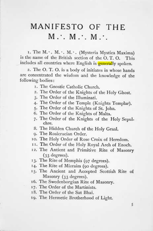 Original scan of Manifesto of the M.M.M., PDF page 6
