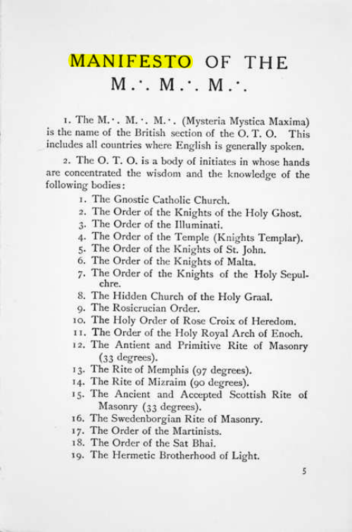 Original scan of Manifesto of the M.M.M., PDF page 6